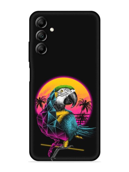 Rad Parrot Embossed Soft Silicone Case for Samsung Galaxy A14 (5G) Zapvi