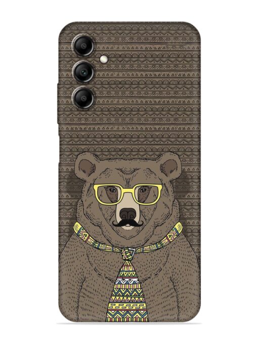 Grizzly Bear Embossed Soft Silicone Case for Samsung Galaxy A14 (5G) Zapvi