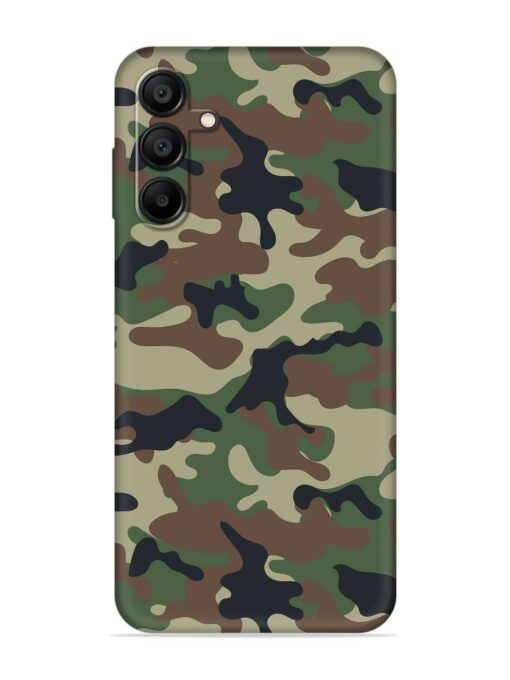 Army Military Camouflage Dark Green Embossed Soft Silicone Case for Samsung Galaxy A15 (5G) Zapvi