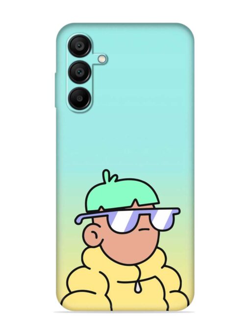 Doodles Cool Character Embossed Soft Silicone Case for Samsung Galaxy A15 (5G) Zapvi