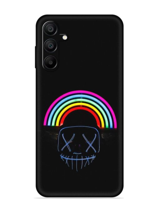 Mask Rainbow Embossed Soft Silicone Case for Samsung Galaxy A15 (5G) Zapvi