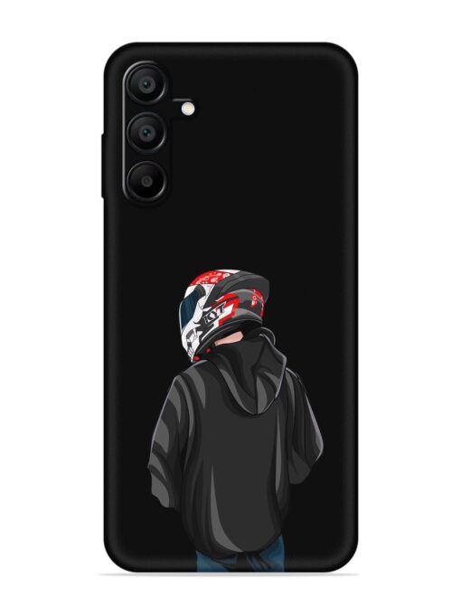 Motorcycle Rider Embossed Soft Silicone Case for Samsung Galaxy A15 (5G) Zapvi