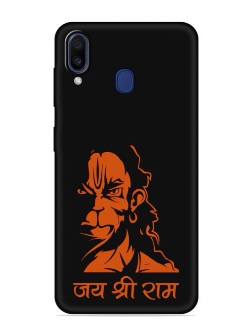 Angry Hanuman Embossed Soft Silicone Case for Samsung Galaxy A20 Zapvi