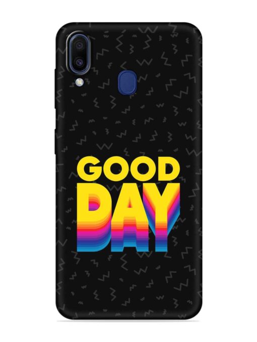 Good Day Embossed Soft Silicone Case for Samsung Galaxy A20 Zapvi