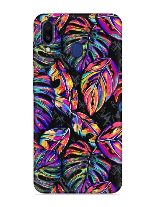 Tropical Seamless Vector Embossed Soft Silicone Case for Samsung Galaxy A20 Zapvi