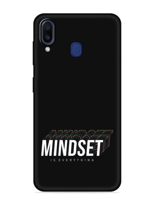 Mindset Everything Slogan Embossed Soft Silicone Case for Samsung Galaxy A20 Zapvi