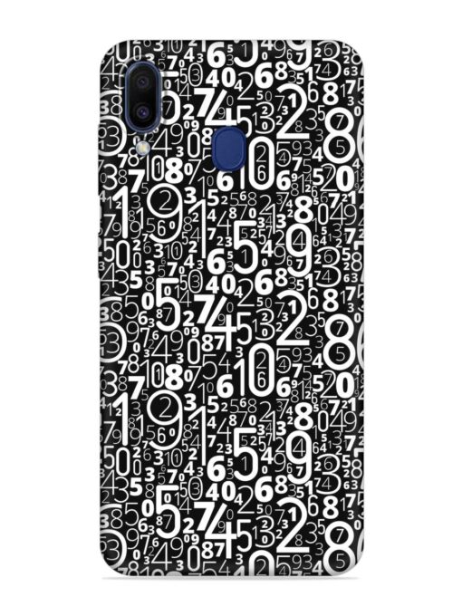 Many Numbers Different Embossed Soft Silicone Case for Samsung Galaxy A20 Zapvi