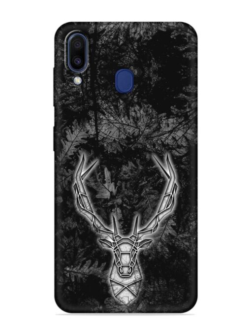 Ancient Deer Embossed Soft Silicone Case for Samsung Galaxy A20 Zapvi