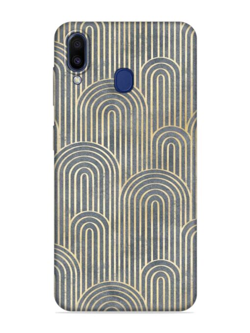 Art Deco Style Embossed Soft Silicone Case for Samsung Galaxy A20 Zapvi