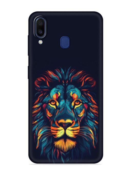 Colorful Lion Embossed Soft Silicone Case for Samsung Galaxy A20 Zapvi