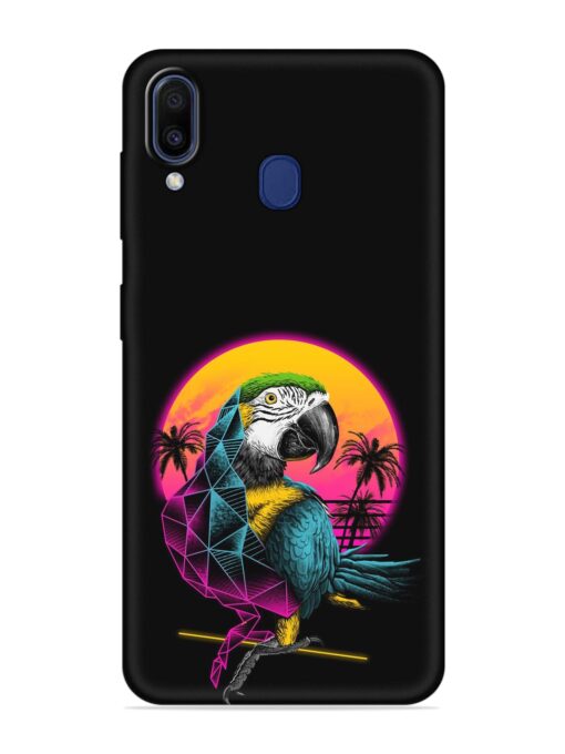 Rad Parrot Embossed Soft Silicone Case for Samsung Galaxy A20 Zapvi