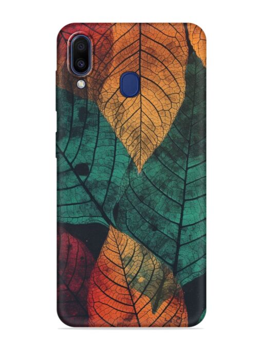 Leaves Artwork Embossed Soft Silicone Case for Samsung Galaxy A20 Zapvi