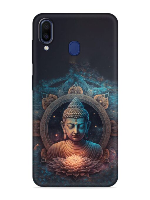 Gautam Buddha Embossed Soft Silicone Case for Samsung Galaxy A20 Zapvi