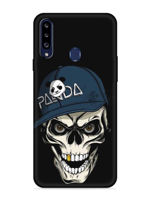 Panda Skull Embossed Soft Silicone Case for Samsung Galaxy A20S Zapvi