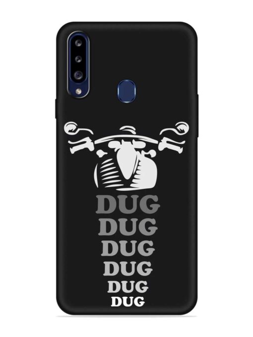 Dug Dug Dug Embossed Soft Silicone Case for Samsung Galaxy A20S Zapvi