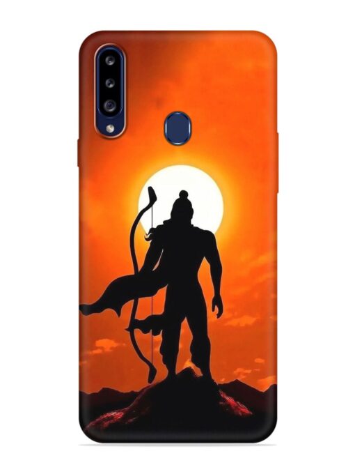 Shree Ram Embossed Soft Silicone Case for Samsung Galaxy A20S Zapvi