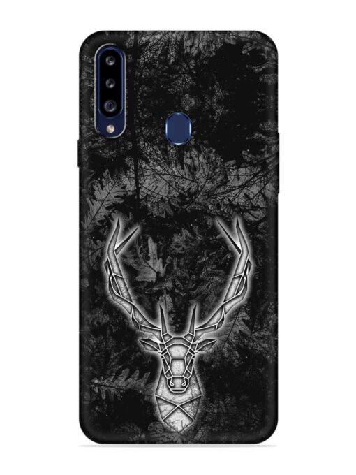 Ancient Deer Embossed Soft Silicone Case for Samsung Galaxy A20S Zapvi