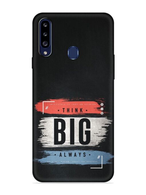 Think Big Always Embossed Soft Silicone Case for Samsung Galaxy A20S Zapvi