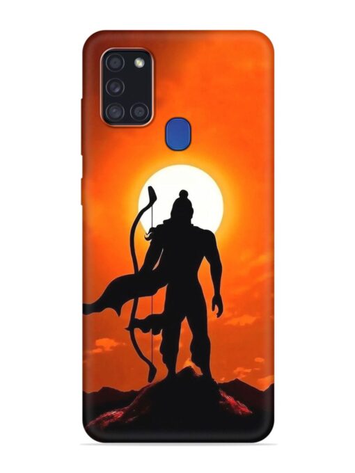 Shree Ram Embossed Soft Silicone Case for Samsung Galaxy A21S Zapvi