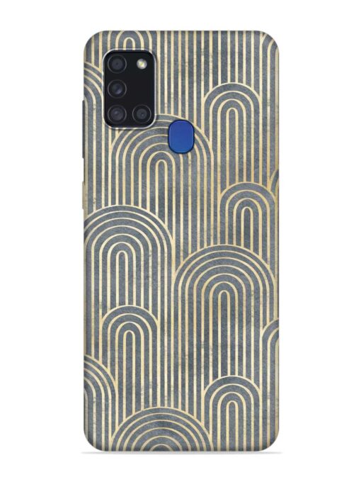 Art Deco Style Embossed Soft Silicone Case for Samsung Galaxy A21S Zapvi