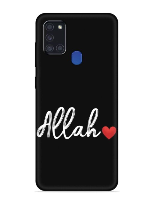 Allah Embossed Soft Silicone Case for Samsung Galaxy A21S Zapvi