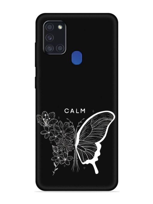 Calm Embossed Soft Silicone Case for Samsung Galaxy A21S Zapvi