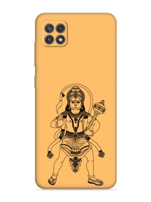 Indian God Hanuman Embossed Soft Silicone Case for Samsung Galaxy A22 (5G) Zapvi