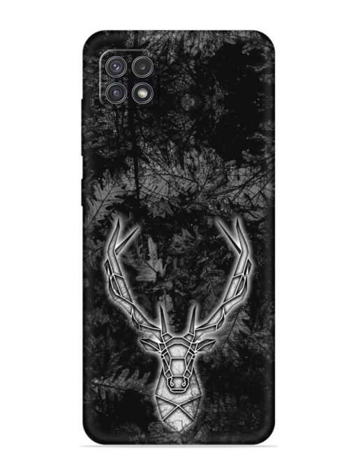 Ancient Deer Embossed Soft Silicone Case for Samsung Galaxy A22 (5G) Zapvi