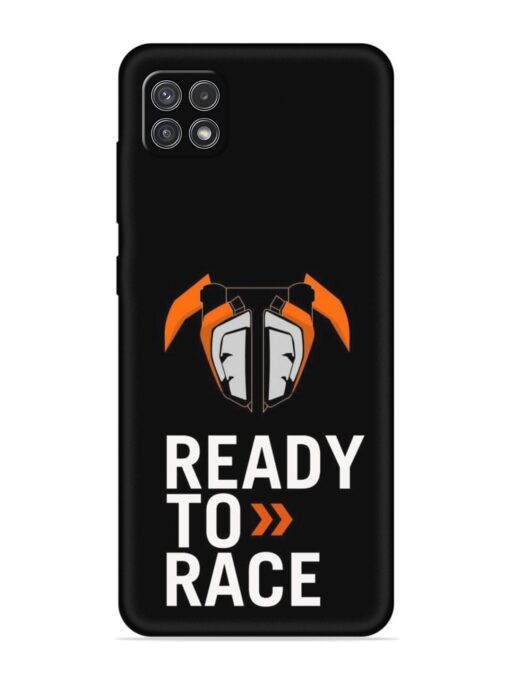 Ready To Race Embossed Soft Silicone Case for Samsung Galaxy A22 (5G) Zapvi