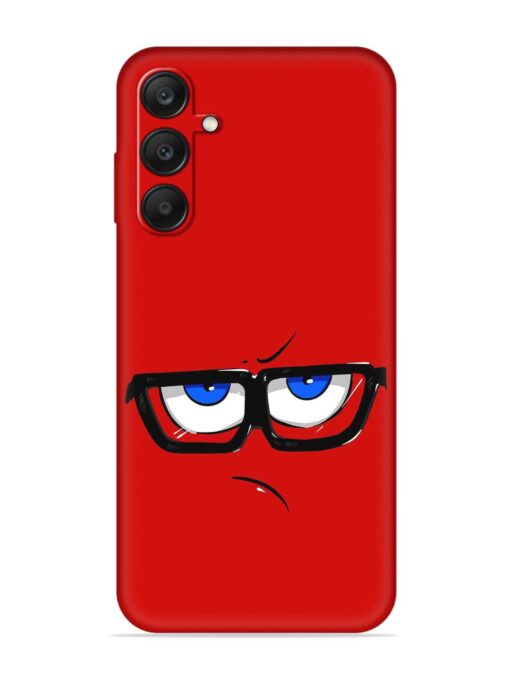 Rad Angry Face Embossed Soft Silicone Case for Samsung Galaxy A25 (5G)