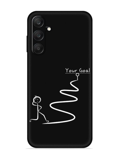 Your Goal Embossed Soft Silicone Case for Samsung Galaxy A25 (5G)