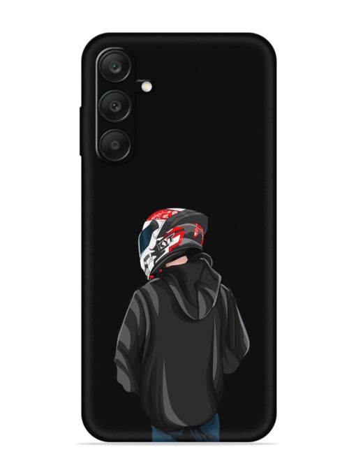 Motorcycle Rider Embossed Soft Silicone Case for Samsung Galaxy A25 (5G) Zapvi