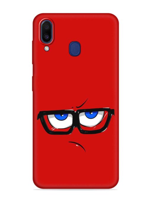 Rad Angry Face Embossed Soft Silicone Case for Samsung Galaxy A30 Zapvi