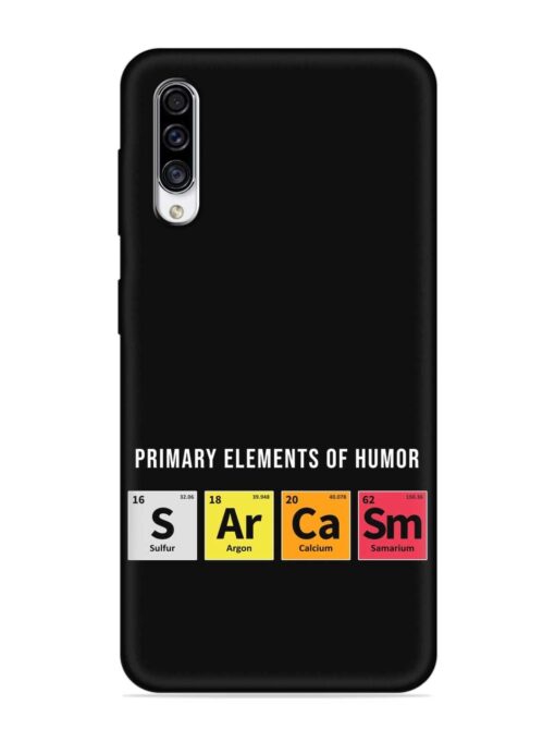 Primary Elements Humor Embossed Soft Silicone Case for Samsung Galaxy A30S Zapvi