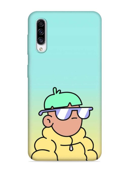 Doodles Cool Character Embossed Soft Silicone Case for Samsung Galaxy A30S Zapvi