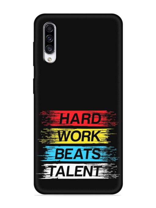 Hard Work Beats Embossed Soft Silicone Case for Samsung Galaxy A30S Zapvi