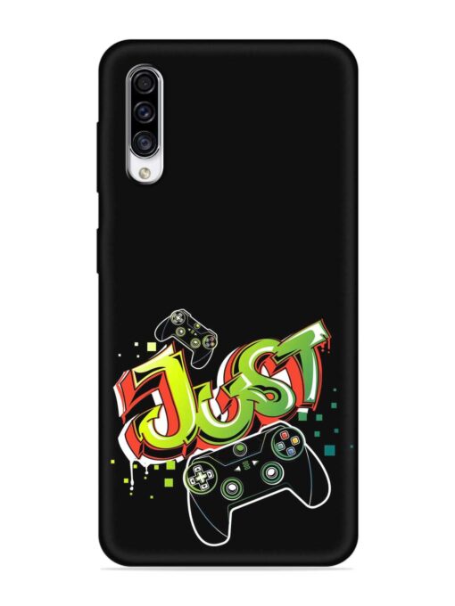 Graffiti Gamepad Illustration Embossed Soft Silicone Case for Samsung Galaxy A30S Zapvi