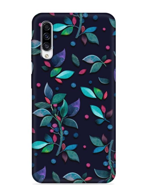 Decorative Watercolor Flower Embossed Soft Silicone Case for Samsung Galaxy A30S Zapvi