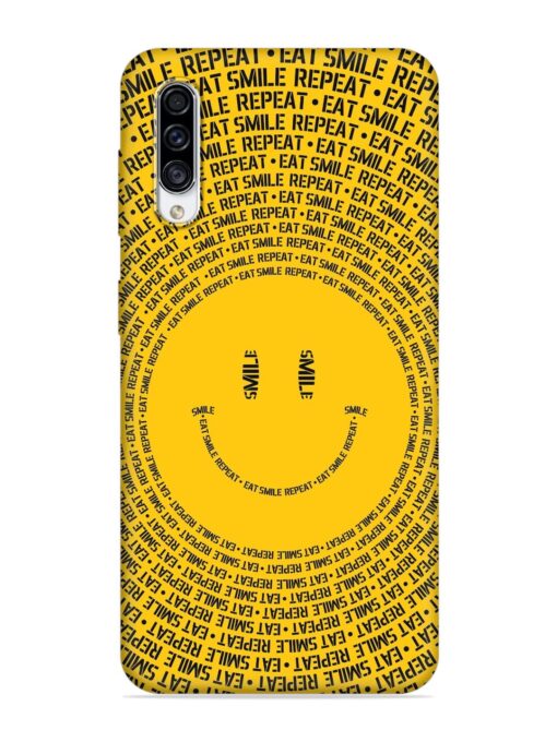 Smiley Embossed Soft Silicone Case for Samsung Galaxy A30S Zapvi