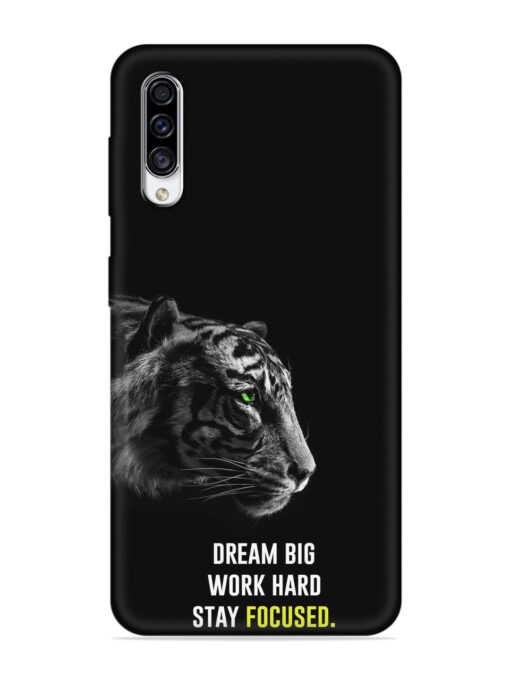 Dream Big Work Hard Embossed Soft Silicone Case for Samsung Galaxy A30S Zapvi