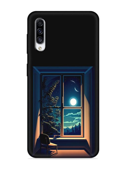 Night View At Window Embossed Soft Silicone Case for Samsung Galaxy A30S Zapvi