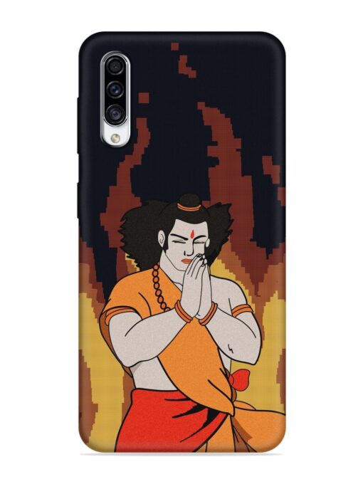 Shree Ram Vector Embossed Soft Silicone Case for Samsung Galaxy A30S Zapvi