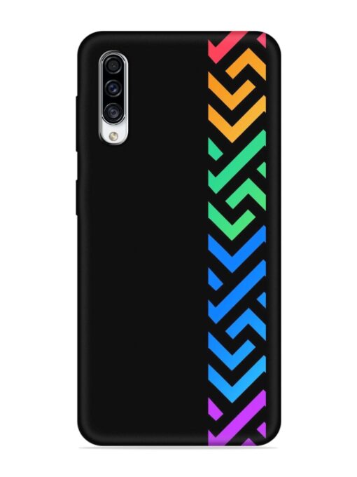 Colorshape Stripes Embossed Soft Silicone Case for Samsung Galaxy A30S Zapvi