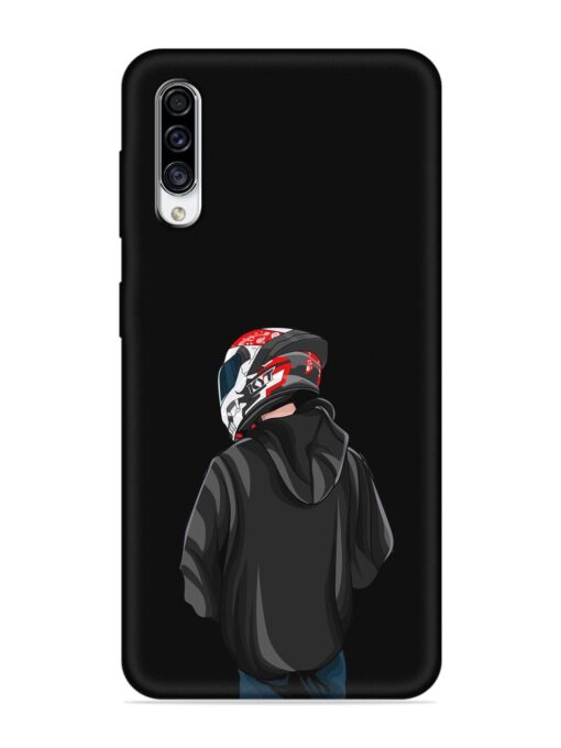 Motorcycle Rider Embossed Soft Silicone Case for Samsung Galaxy A30S Zapvi