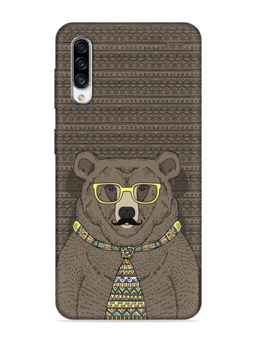 Grizzly Bear Embossed Soft Silicone Case for Samsung Galaxy A30S Zapvi