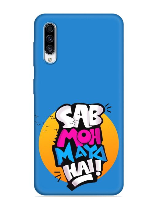 Sab Moh Moya Embossed Soft Silicone Case for Samsung Galaxy A30S Zapvi