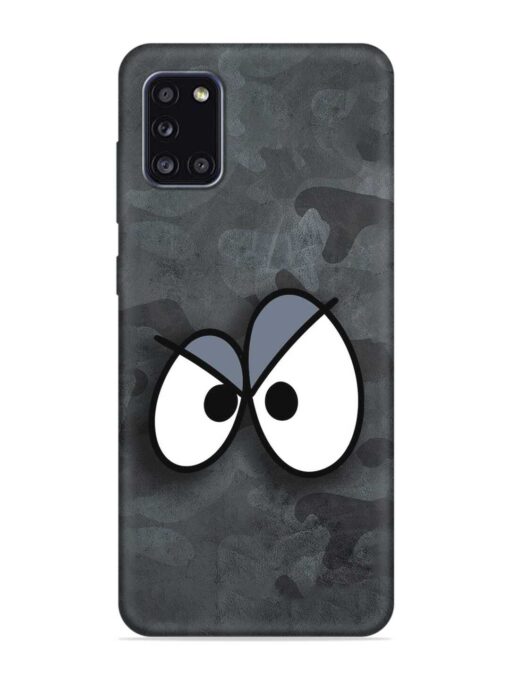 Big Eyes Night Mode Embossed Soft Silicone Case for Samsung Galaxy A31 Zapvi