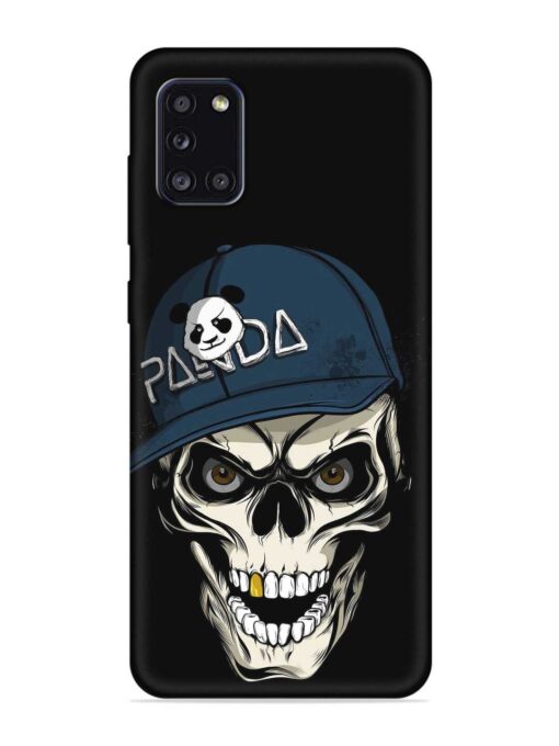 Panda Skull Embossed Soft Silicone Case for Samsung Galaxy A31 Zapvi