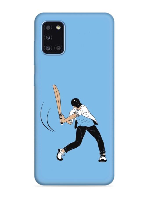 Cricket Gully Boy Embossed Soft Silicone Case for Samsung Galaxy A31 Zapvi