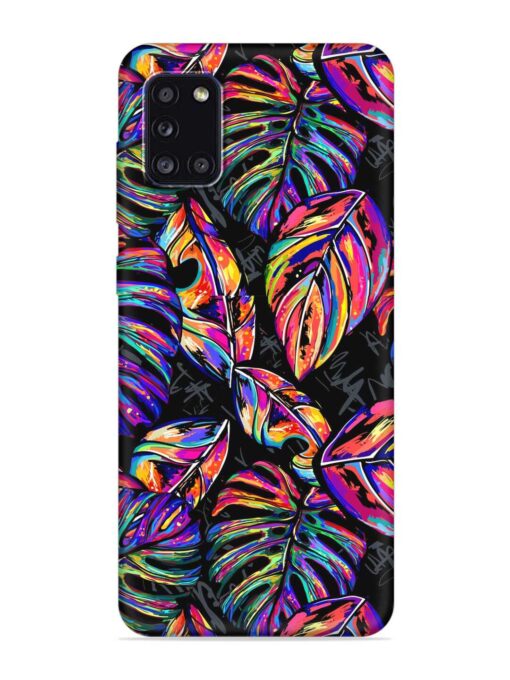 Tropical Seamless Vector Embossed Soft Silicone Case for Samsung Galaxy A31 Zapvi